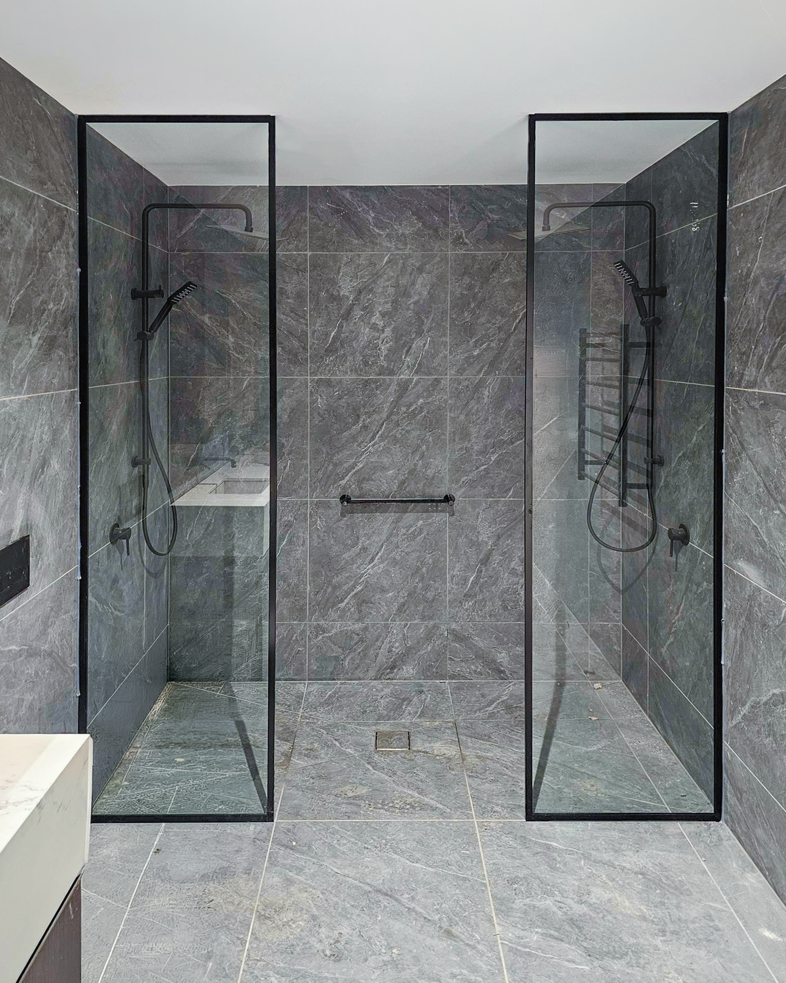 2 panel shower screen